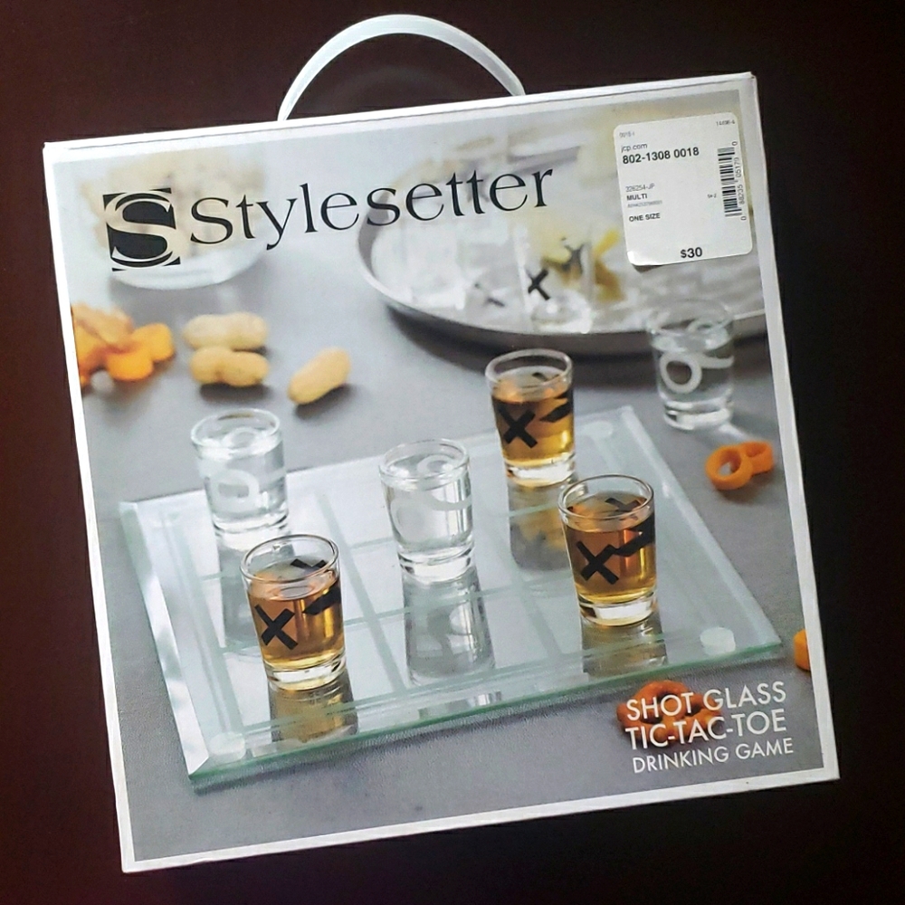 Drinking game tic-tac-toe